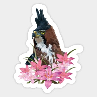 crested eagle Sticker